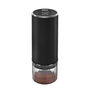 Wirsh the MillMaster Slim Burr Coffee Grinder-Rechargeable Battery Operated Coffee Grinder with Stainless Steel Conical Burr Set