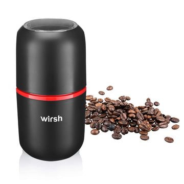 Wirsh Coffee Grinder - with Stainless Steel Blades, 15 Cups Large Capacity, 150W Powerful grinder
