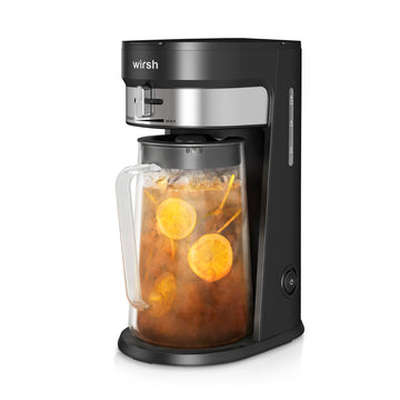 Wirsh Iced Coffee Maker,  Iced Tea Maker with 85 Ounce Pitcher,Strength Control and Reusable Filter