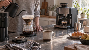 Standalone grinder vs. integrated coffee system: Geimori GU63 in a Forbes roundup