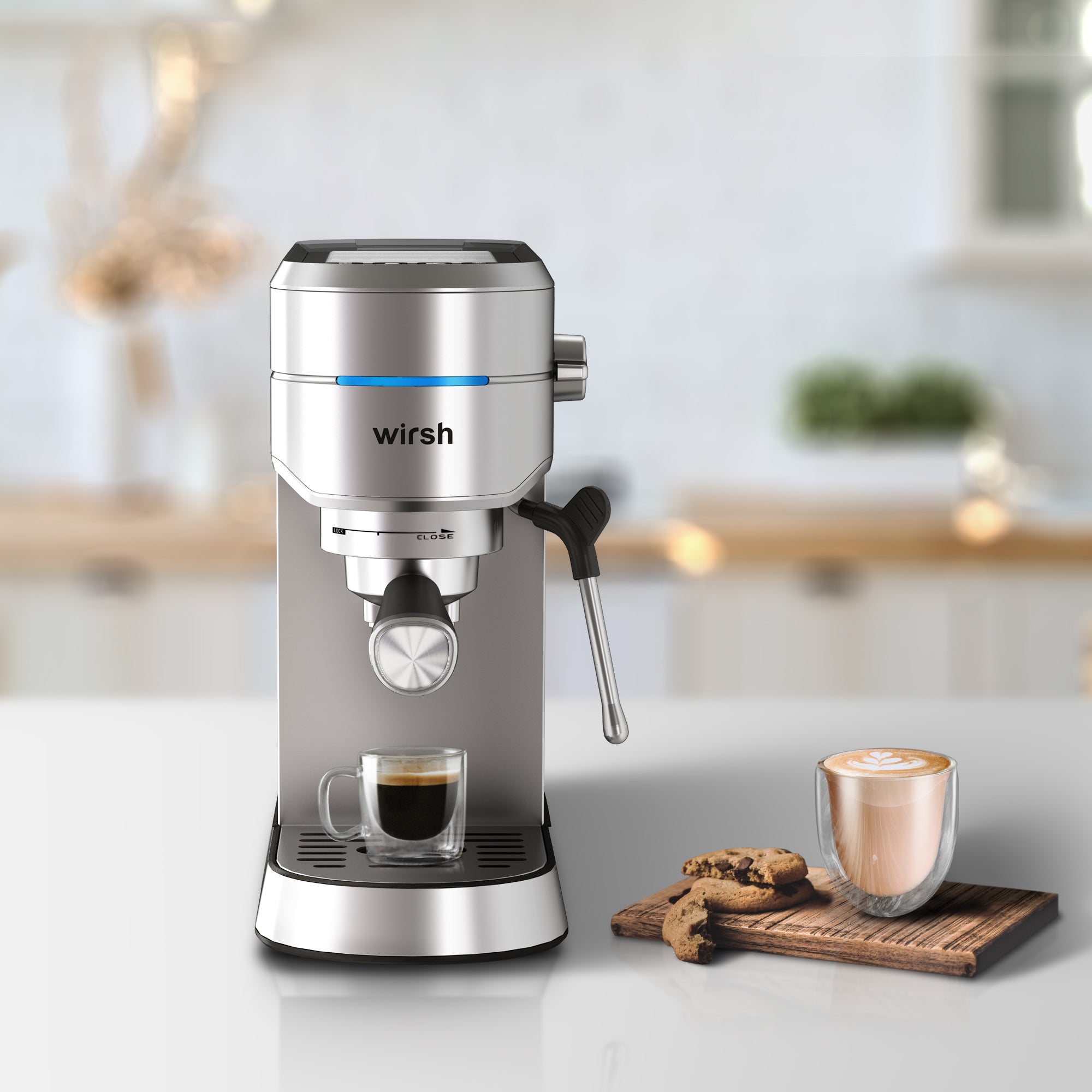 Achievement Unlocked! Wirsh announces the Wirsh 15 Bar Espresso Machine as the Best Espresso Machine for Small Spaces, According to InsideHook