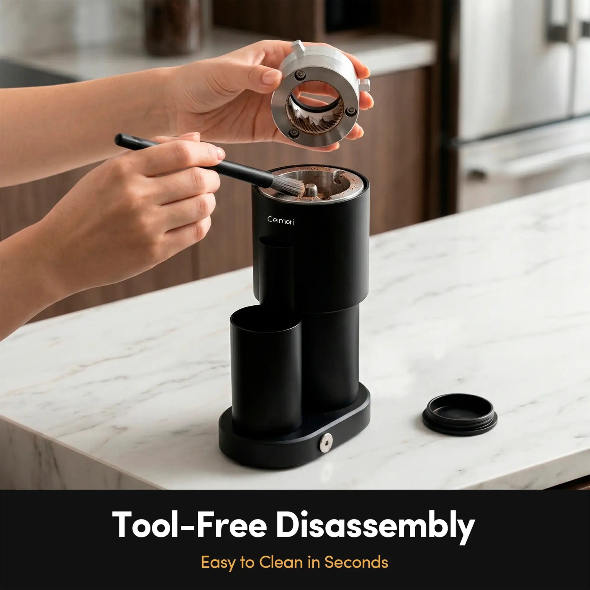 Geimori GU63 Coffee Grinder Tool Free Disassembly 