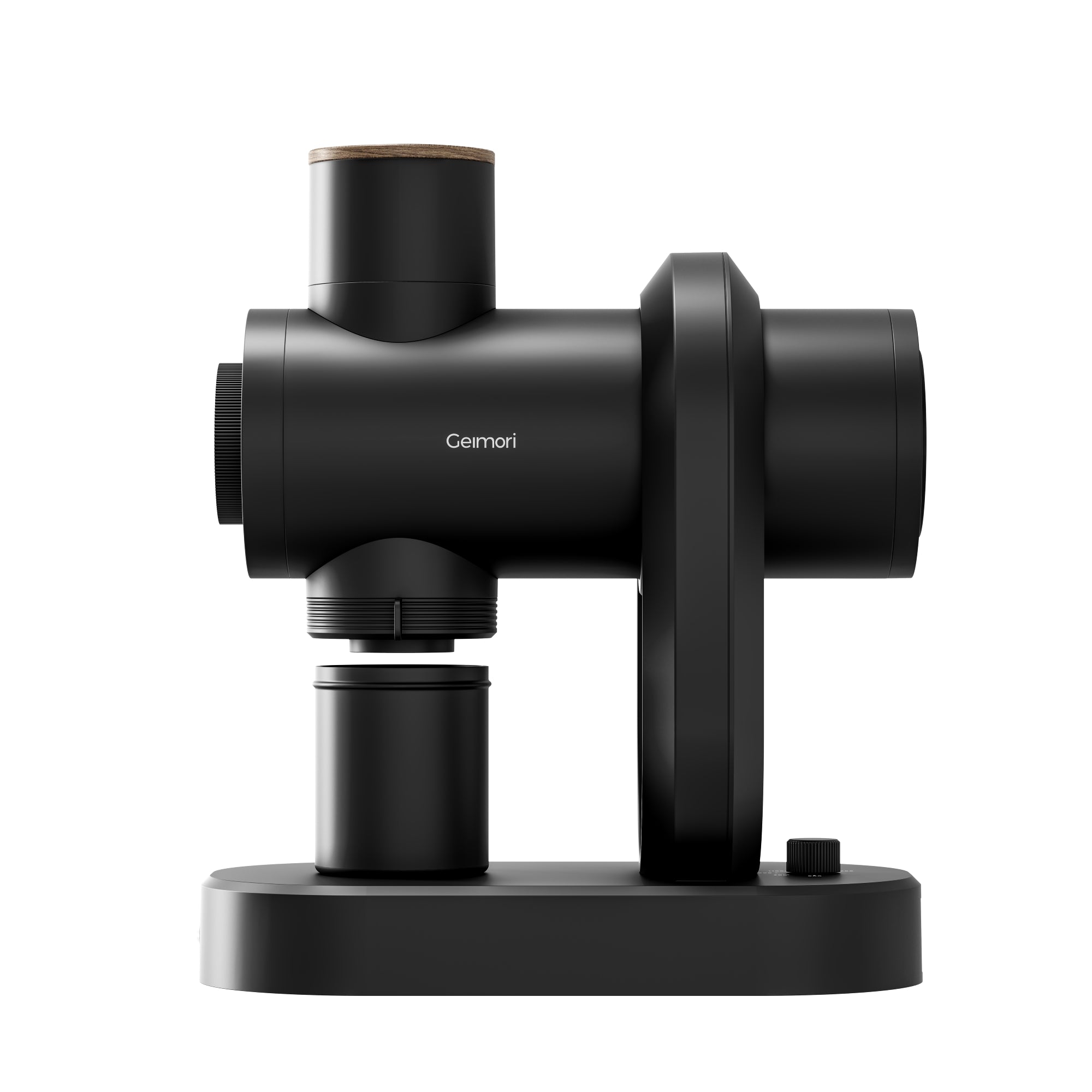 Geimori GU64 Single Dose Coffee Grinder with 64mm Flat Burr, Anti-Static Design, Stepless Adjustment, Adjustable RPM, Zero Retention