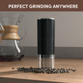 wirsh poratable coffee grinder in table