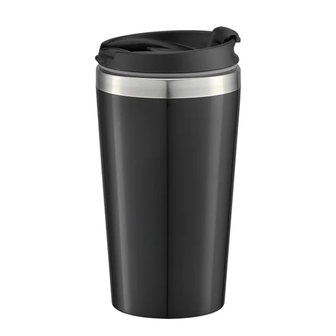 wirsh Single Serve Coffee Maker-Small Travel Coffee Maker with 14 oz.Travel  Mug,Single Cup Coffee maker with Reusable Coffee Filter,Non-Pod Coffee
