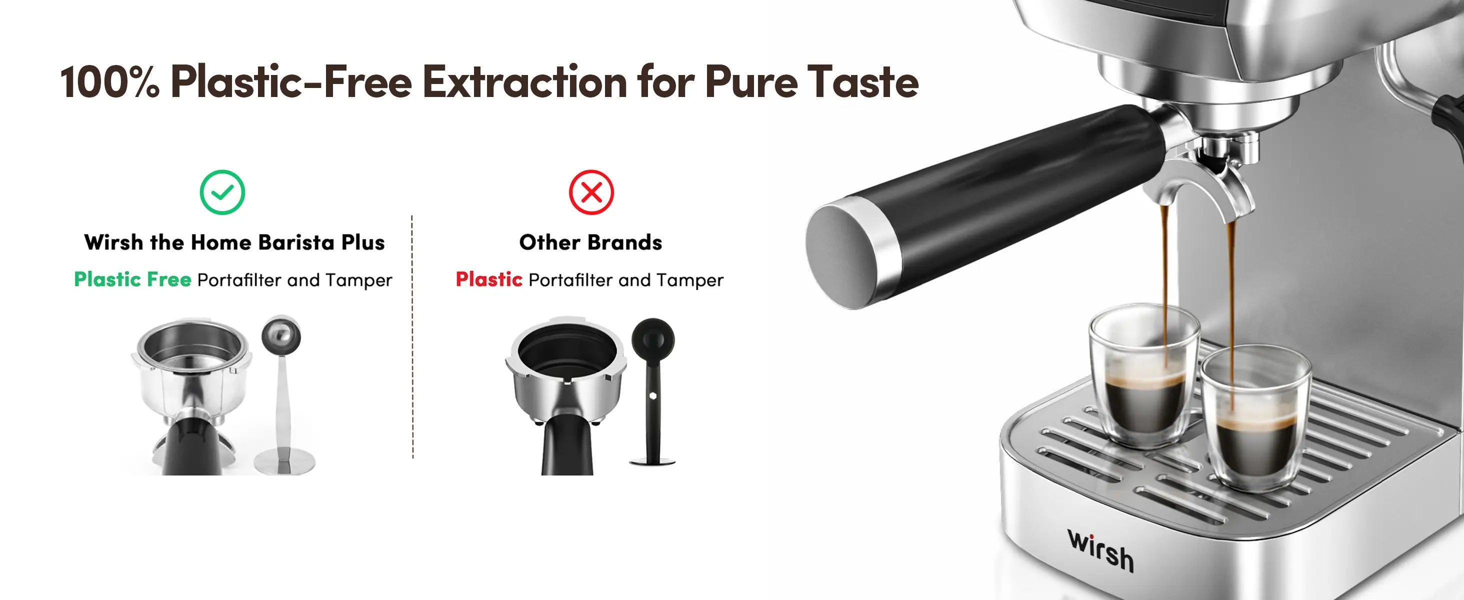 Wirsh Espresso Machine with  Plastic Free Extractionslider_item_Xk9a38