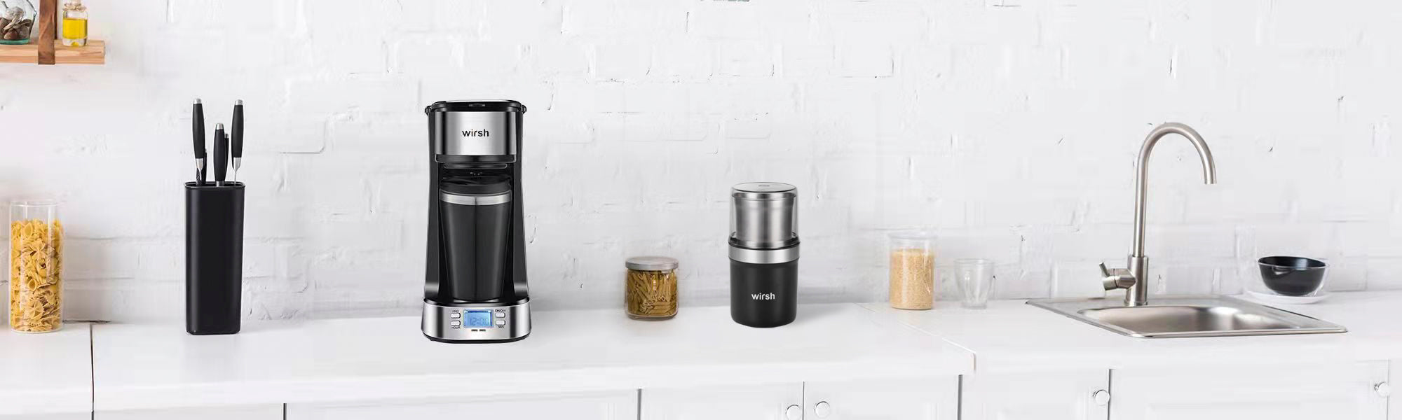 Wirsh Coffee Grinder – Electric Coffee grinder with Stainless