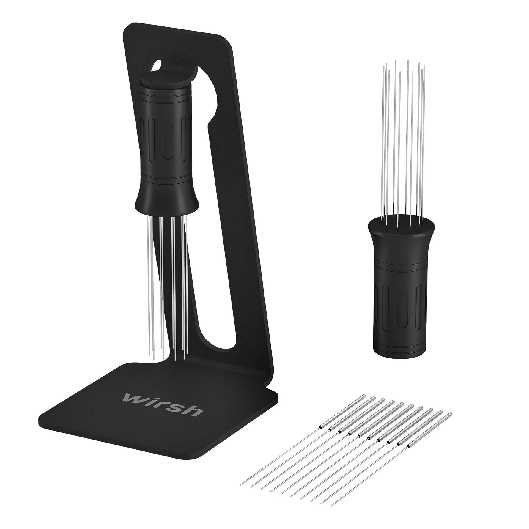 Wirsh WDT Tool Espresso Distribution Tool with Stand, 10*Stainless Ste