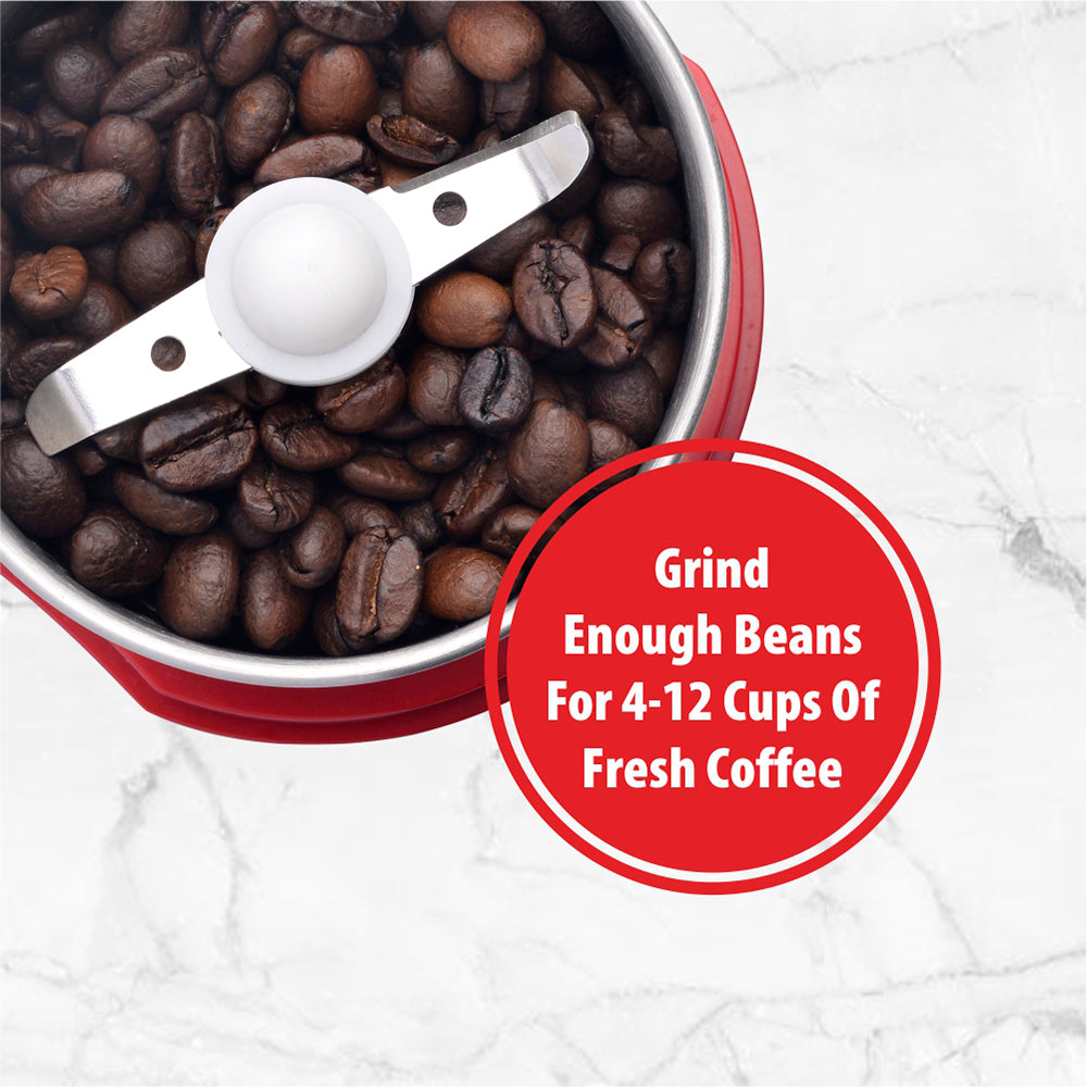 Coffee Grinder-Wirsh Herb Grinder with 5.3oz. Stainless Steel