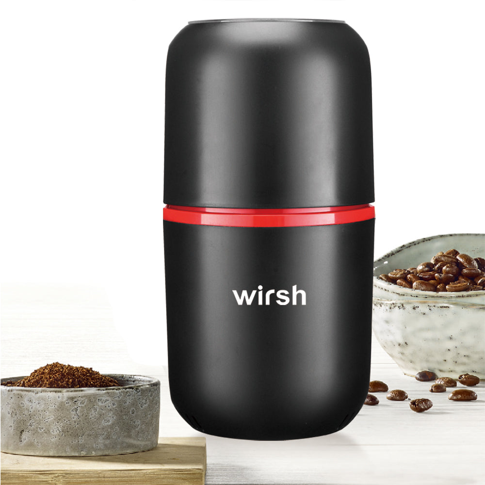 <img src="coffee grinder.jpg" alt="wirsh coffee grinder with coffee bean"/>