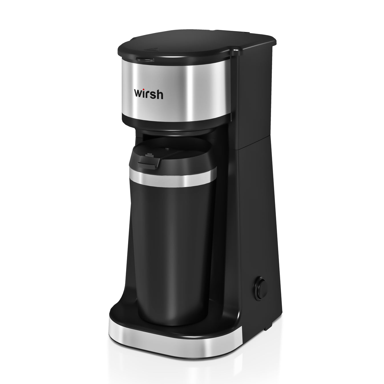 Wirsh Single Serve Coffee Maker with Travel Mug