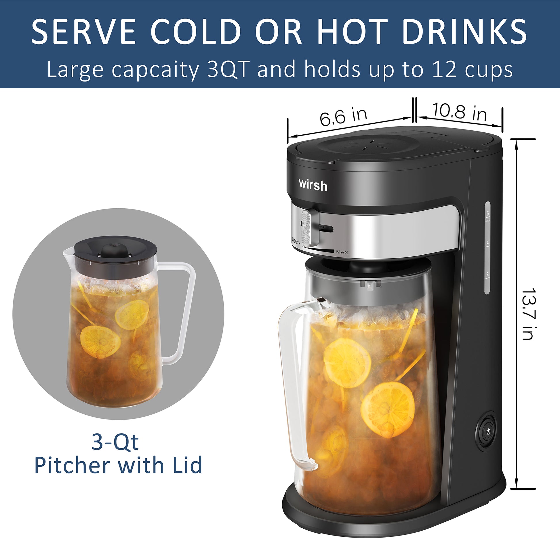 < img src="ice tea coffee maker.jpg" alt="wirsh ice tea coffee maker 3Qt pitcher"/>