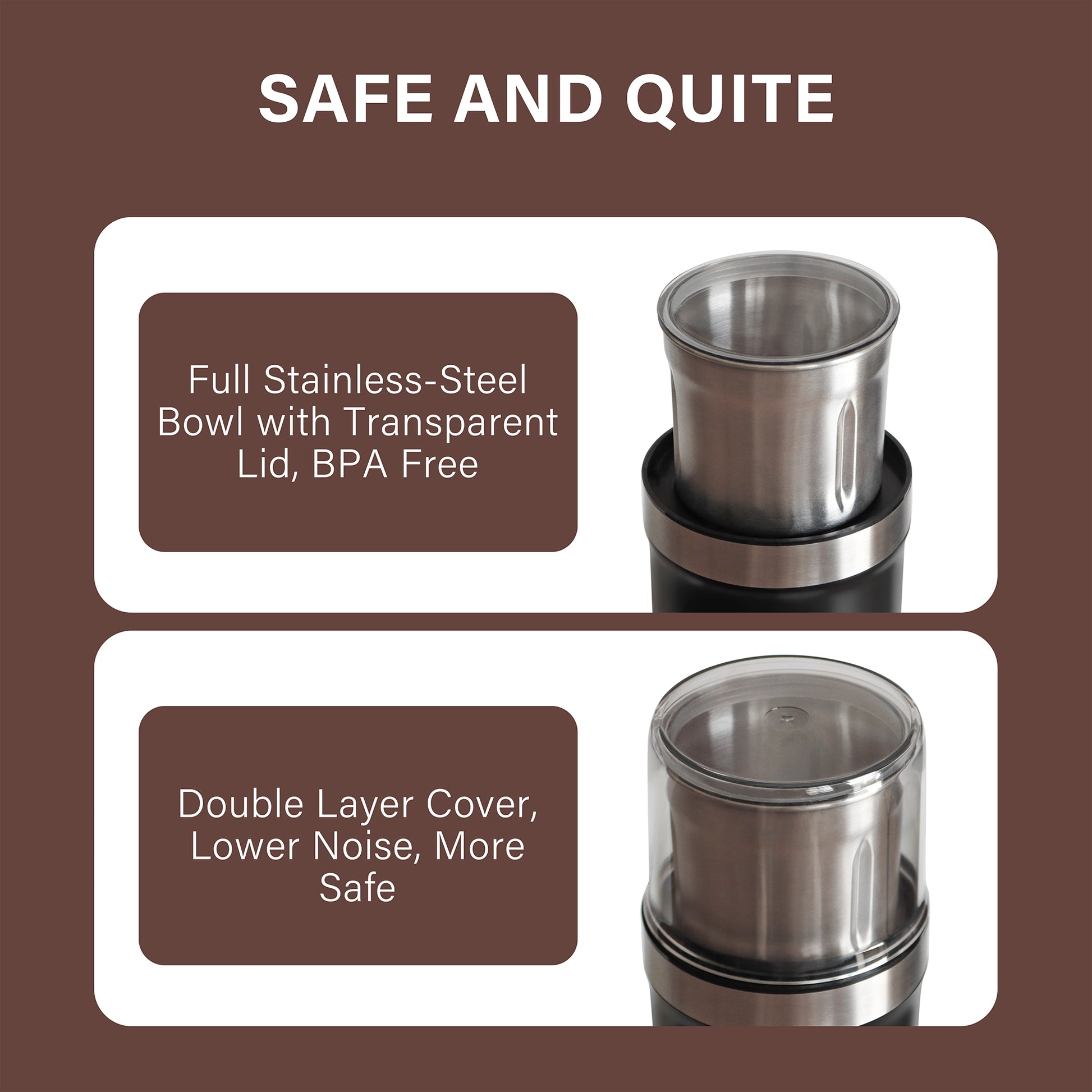 <img src="coffee grinder.jpg" alt="wirsh stainless steel double layer grinder"/>